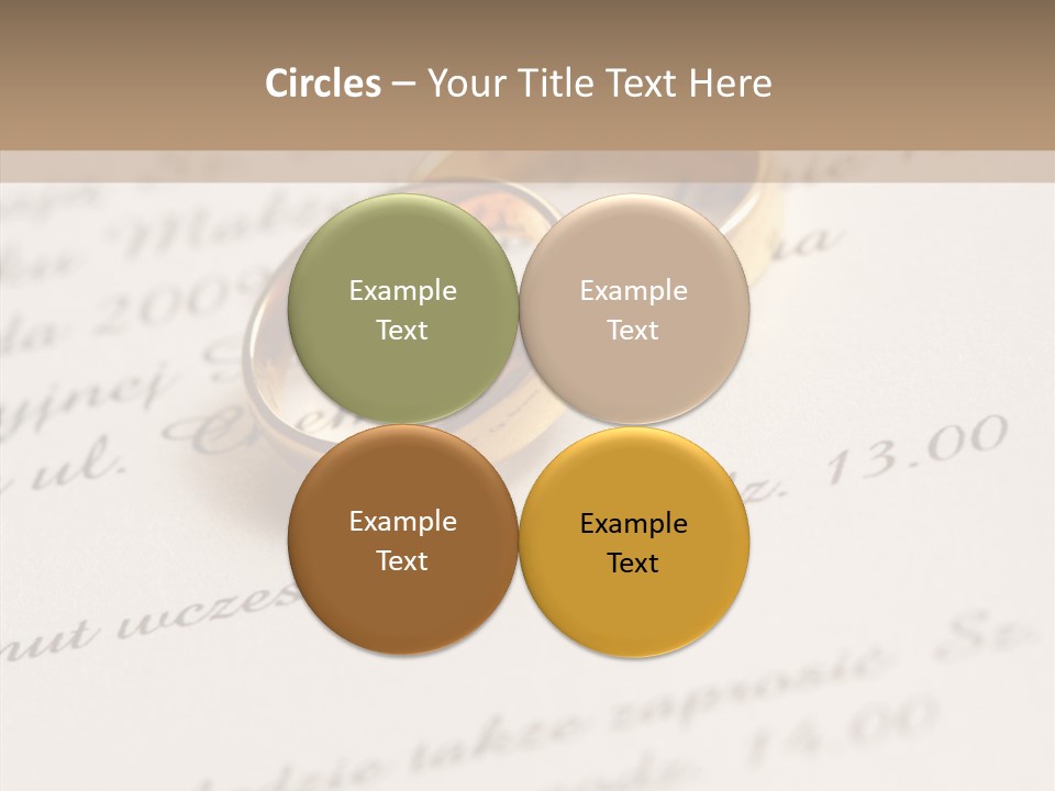 Concept Married Ring PowerPoint Template