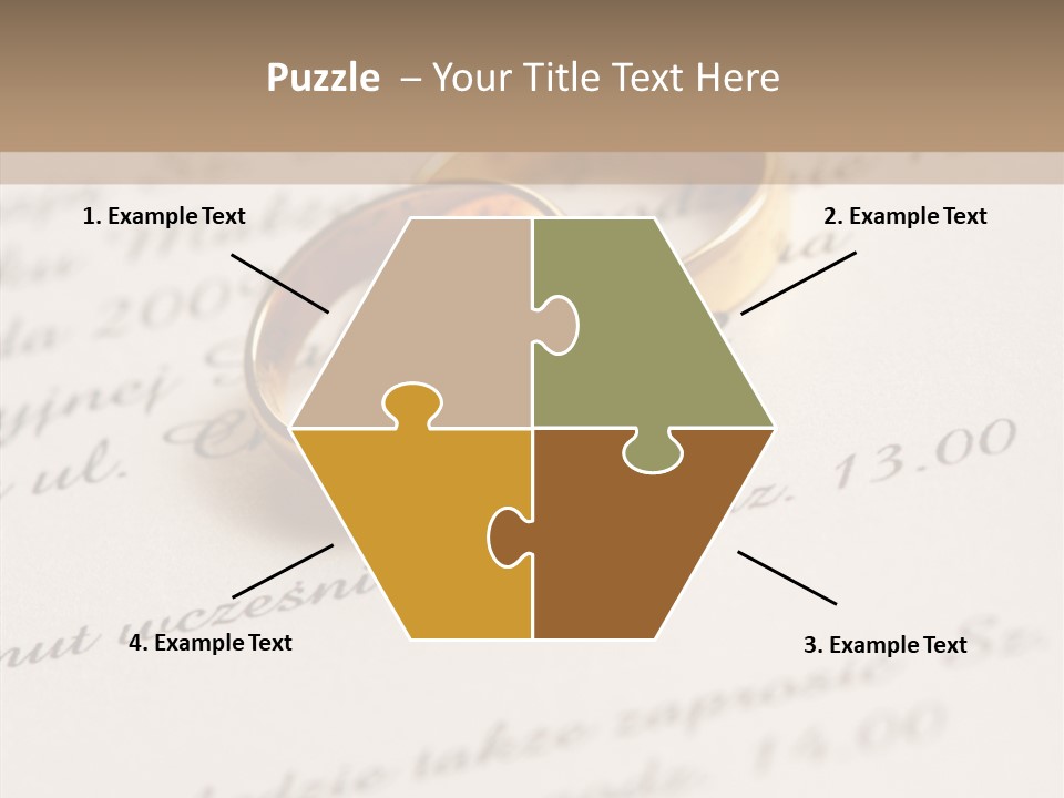 Concept Married Ring PowerPoint Template