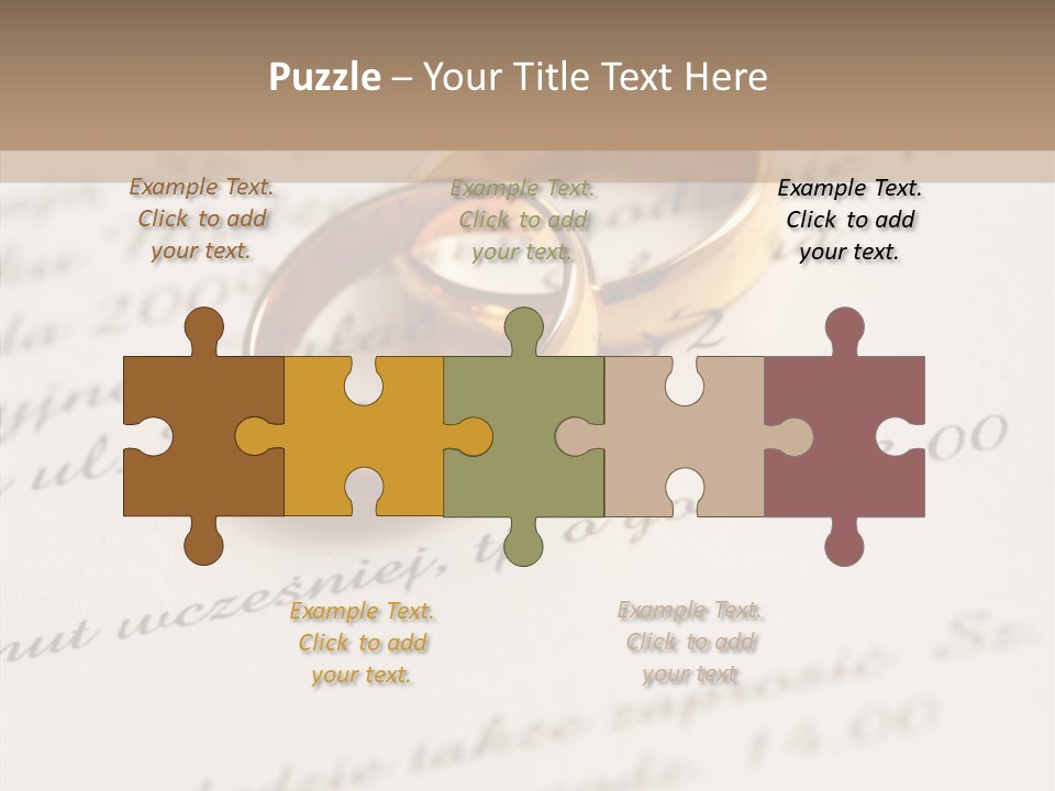 Concept Married Ring PowerPoint Template