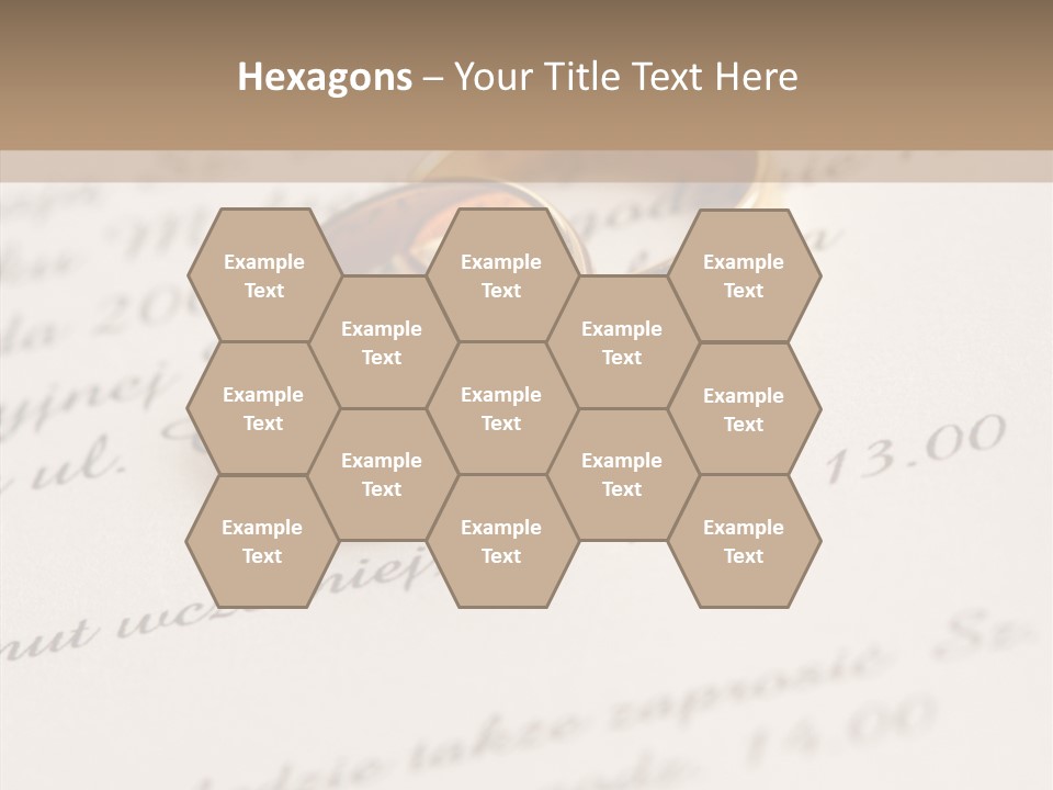 Concept Married Ring PowerPoint Template