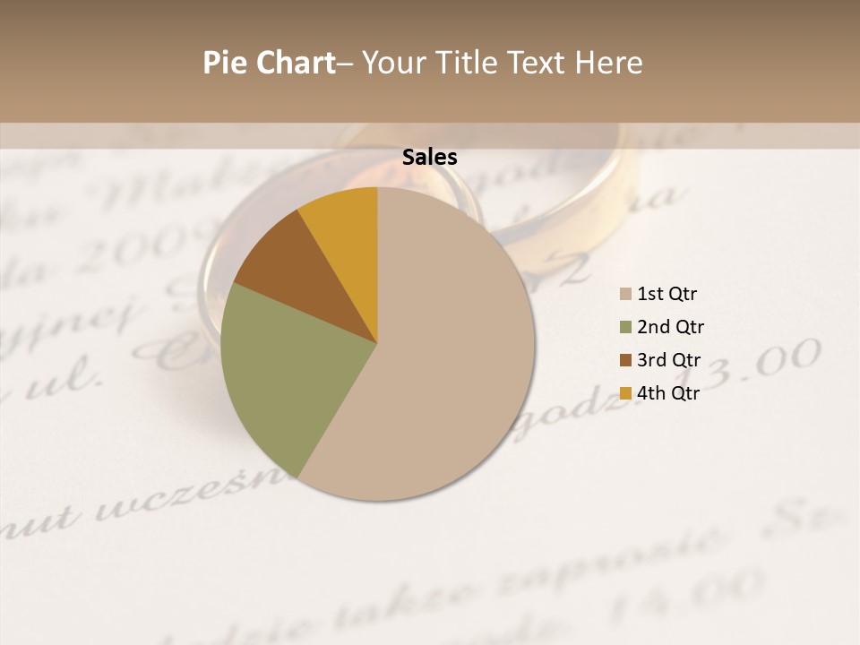 Concept Married Ring PowerPoint Template