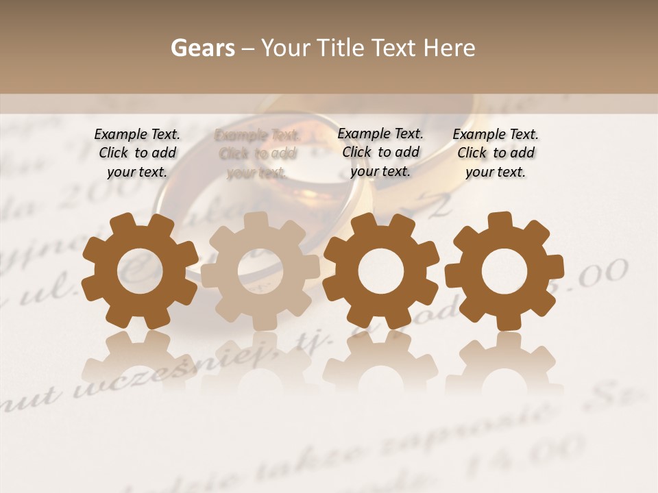 Concept Married Ring PowerPoint Template