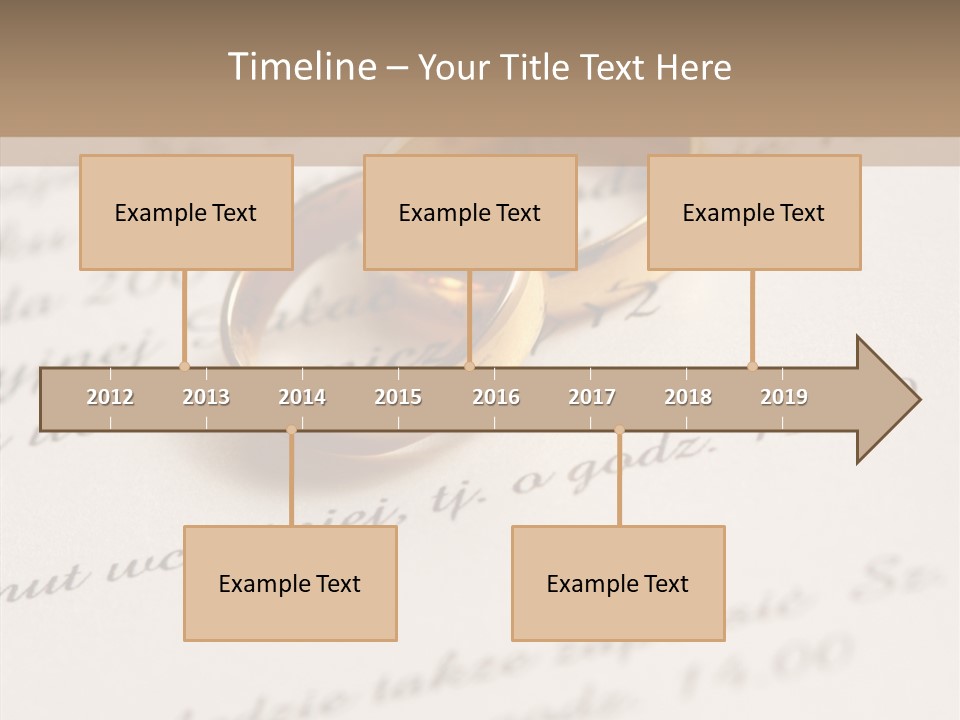 Concept Married Ring PowerPoint Template