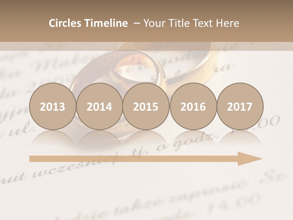 Concept Married Ring PowerPoint Template