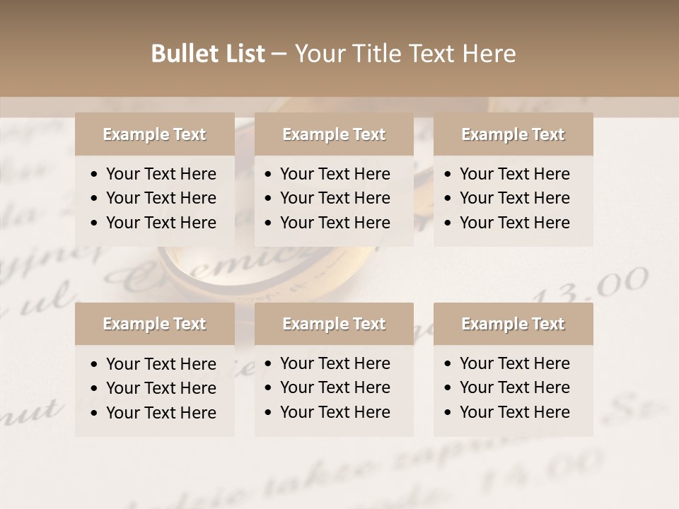 Concept Married Ring PowerPoint Template