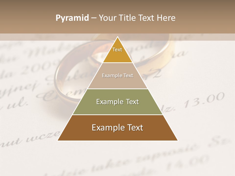 Concept Married Ring PowerPoint Template