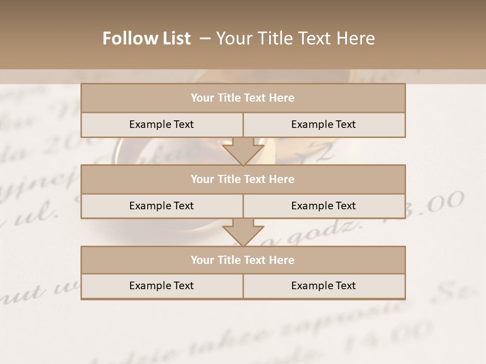 Concept Married Ring PowerPoint Template