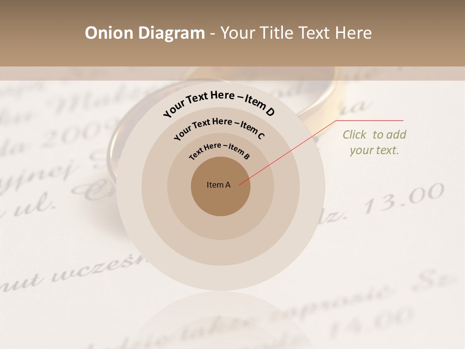 Concept Married Ring PowerPoint Template