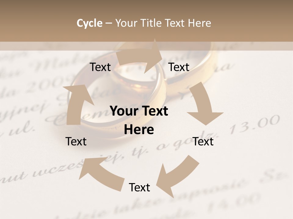 Concept Married Ring PowerPoint Template