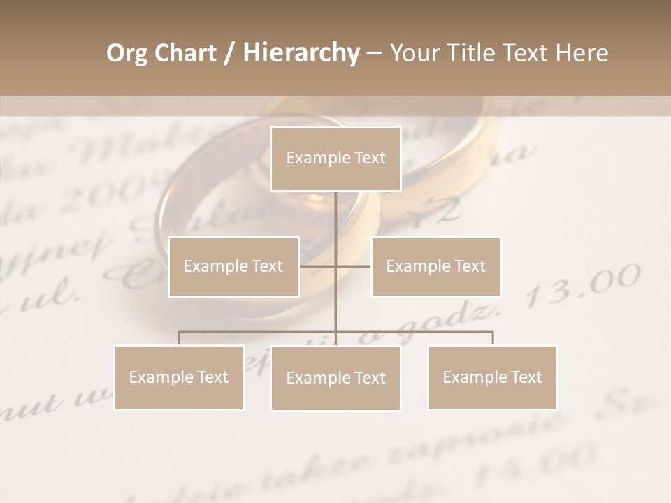 Concept Married Ring PowerPoint Template