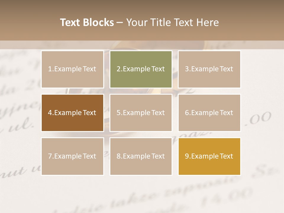 Concept Married Ring PowerPoint Template