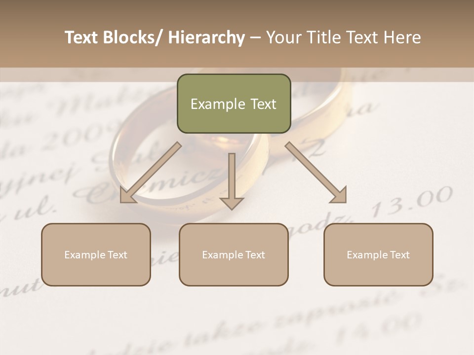 Concept Married Ring PowerPoint Template