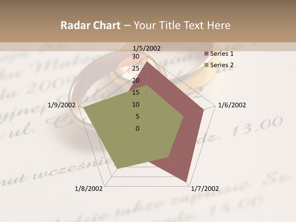 Concept Married Ring PowerPoint Template