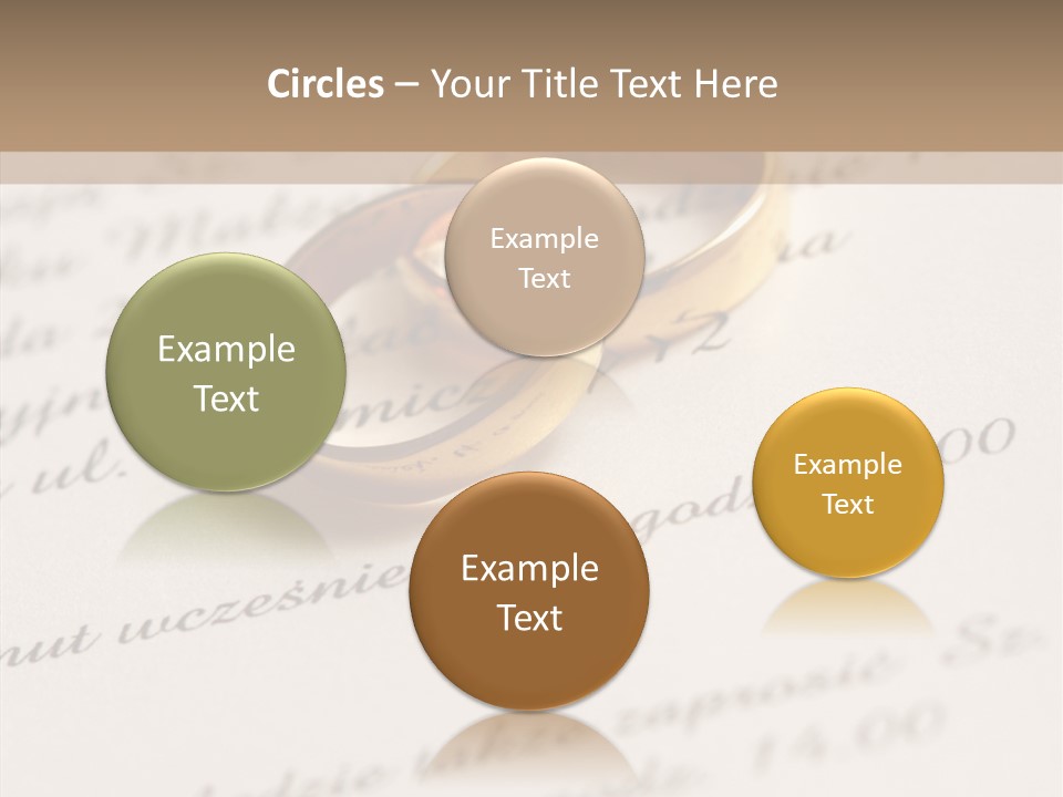 Concept Married Ring PowerPoint Template