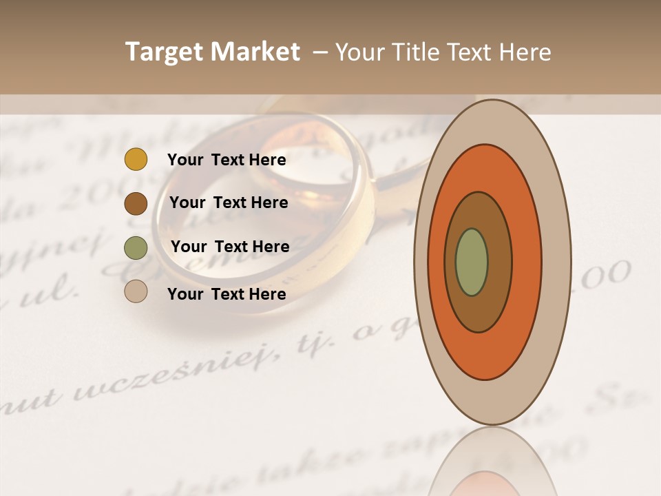 Concept Married Ring PowerPoint Template