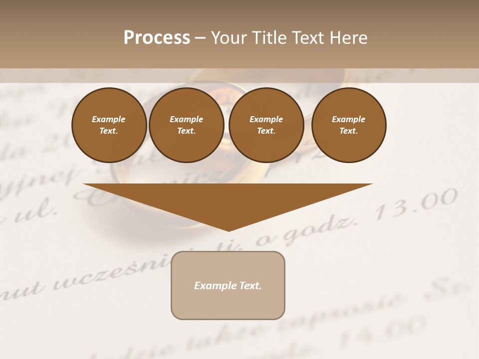 Concept Married Ring PowerPoint Template