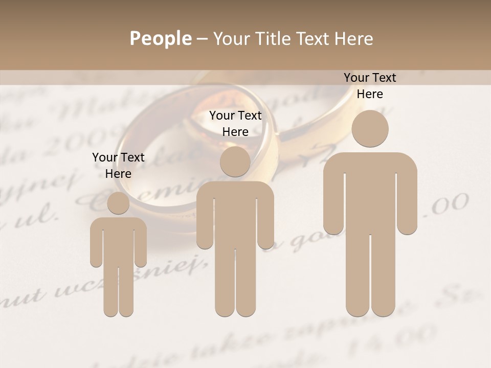 Concept Married Ring PowerPoint Template