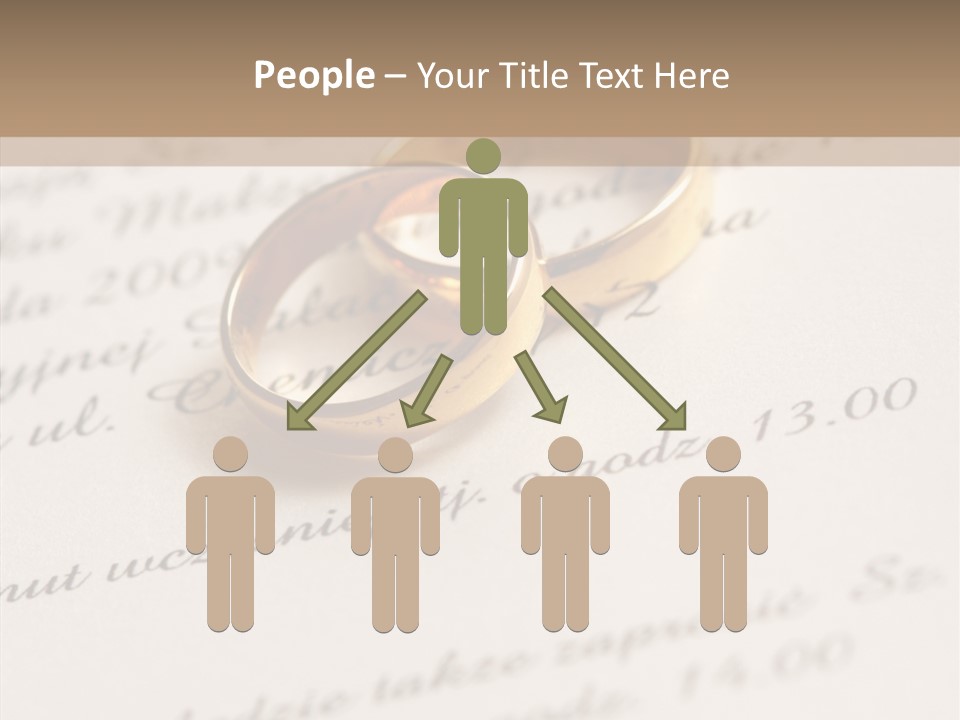 Concept Married Ring PowerPoint Template