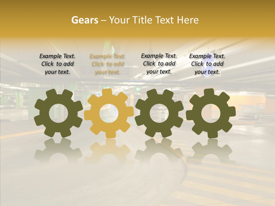 Parking Interior PowerPoint Template