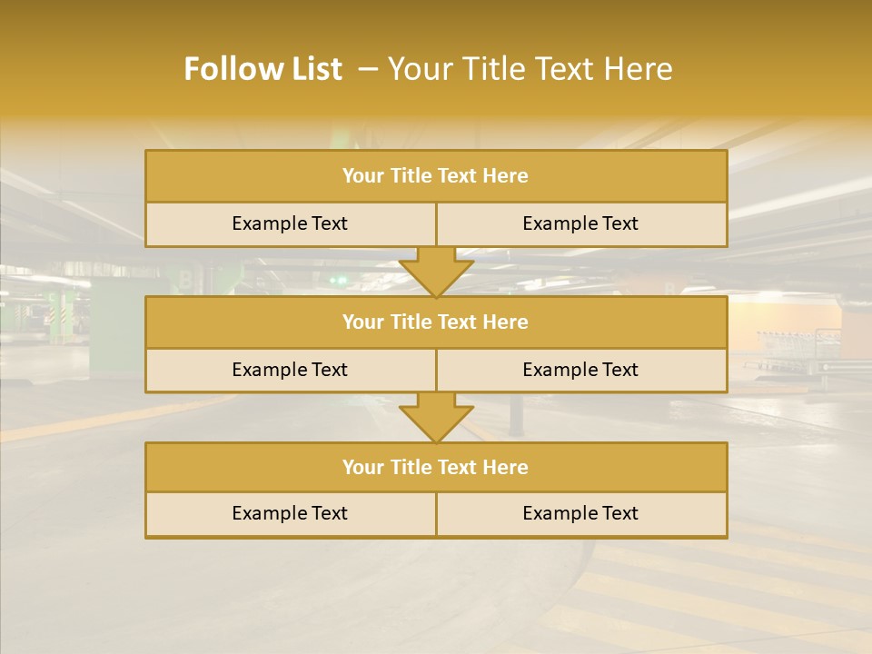 Parking Interior PowerPoint Template