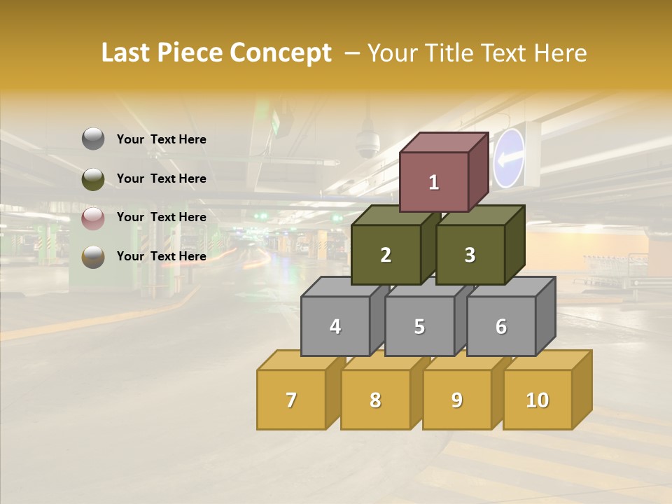 Parking Interior PowerPoint Template