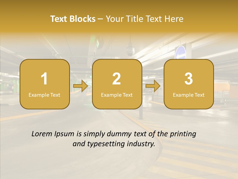 Parking Interior PowerPoint Template