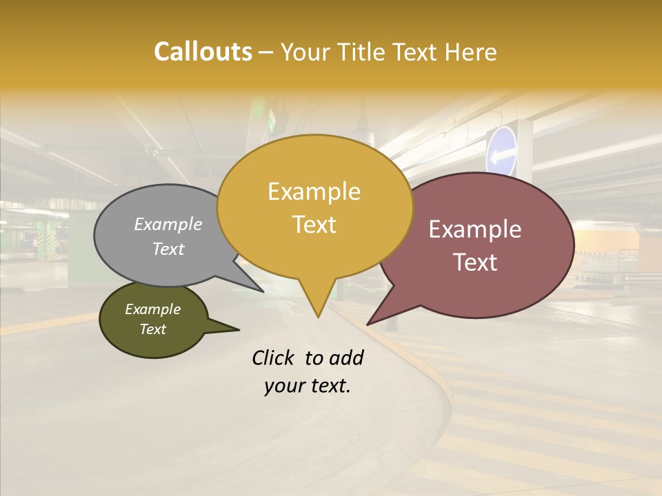 Parking Interior PowerPoint Template