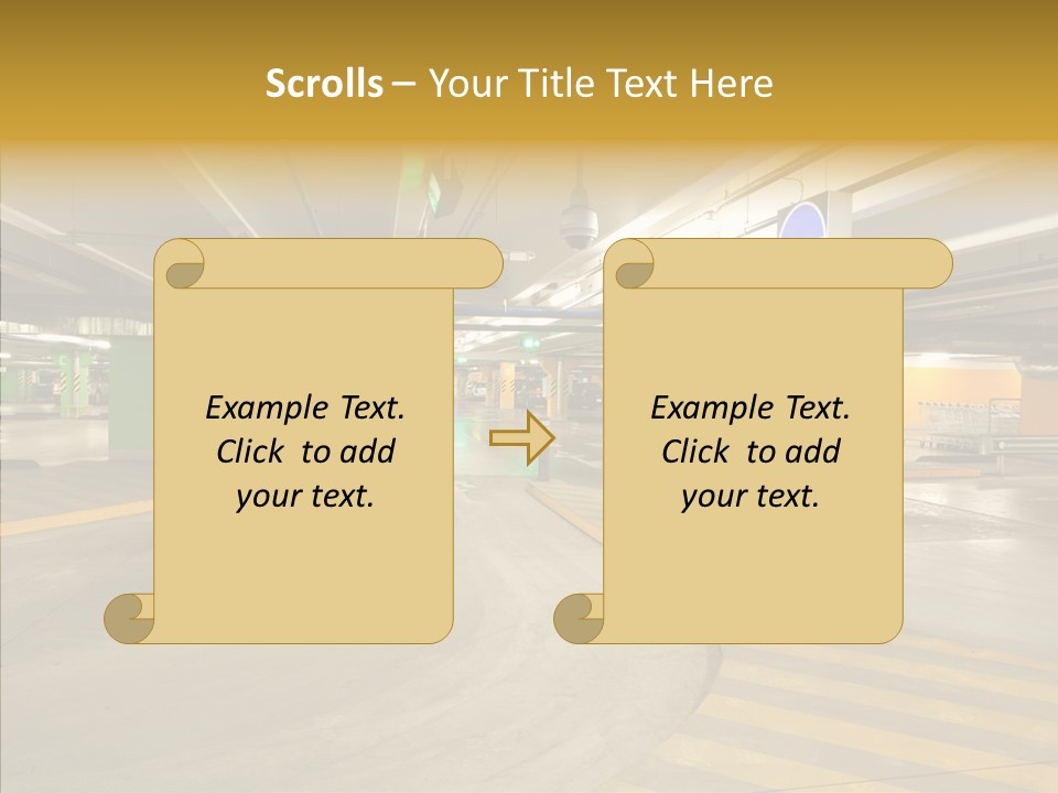 Parking Interior PowerPoint Template