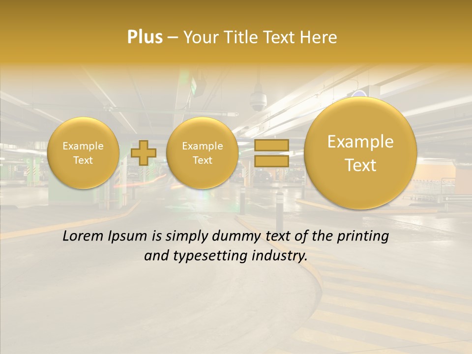 Parking Interior PowerPoint Template