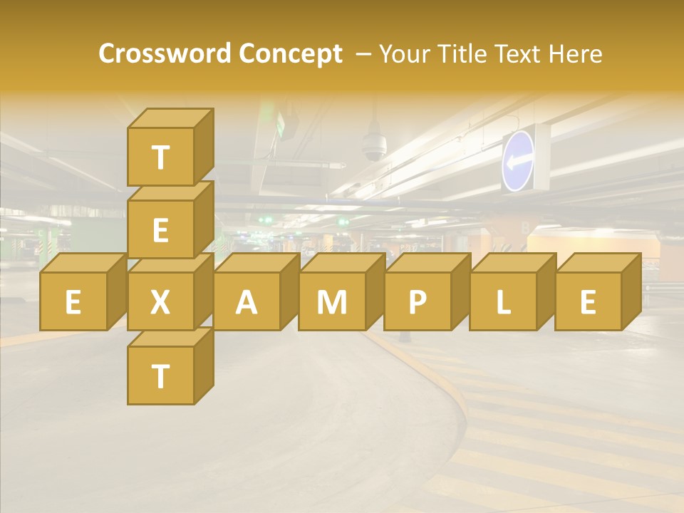 Parking Interior PowerPoint Template