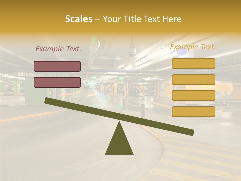 Parking Interior PowerPoint Template