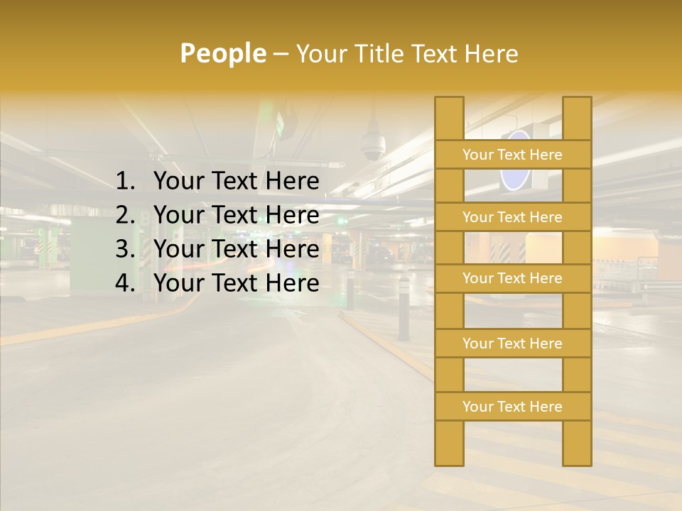 Parking Interior PowerPoint Template