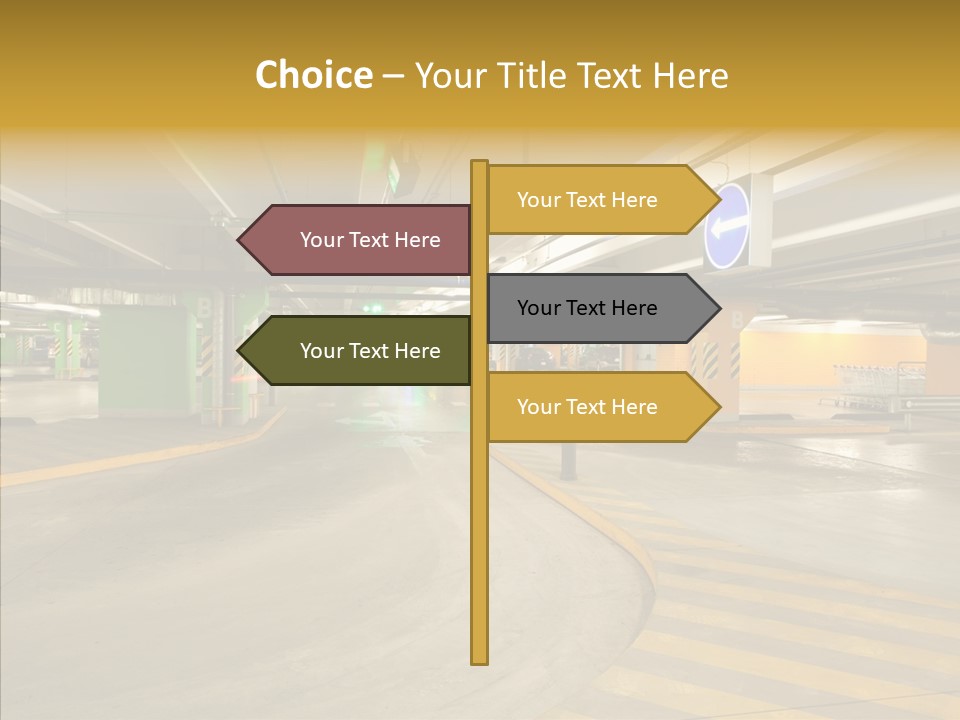 Parking Interior PowerPoint Template