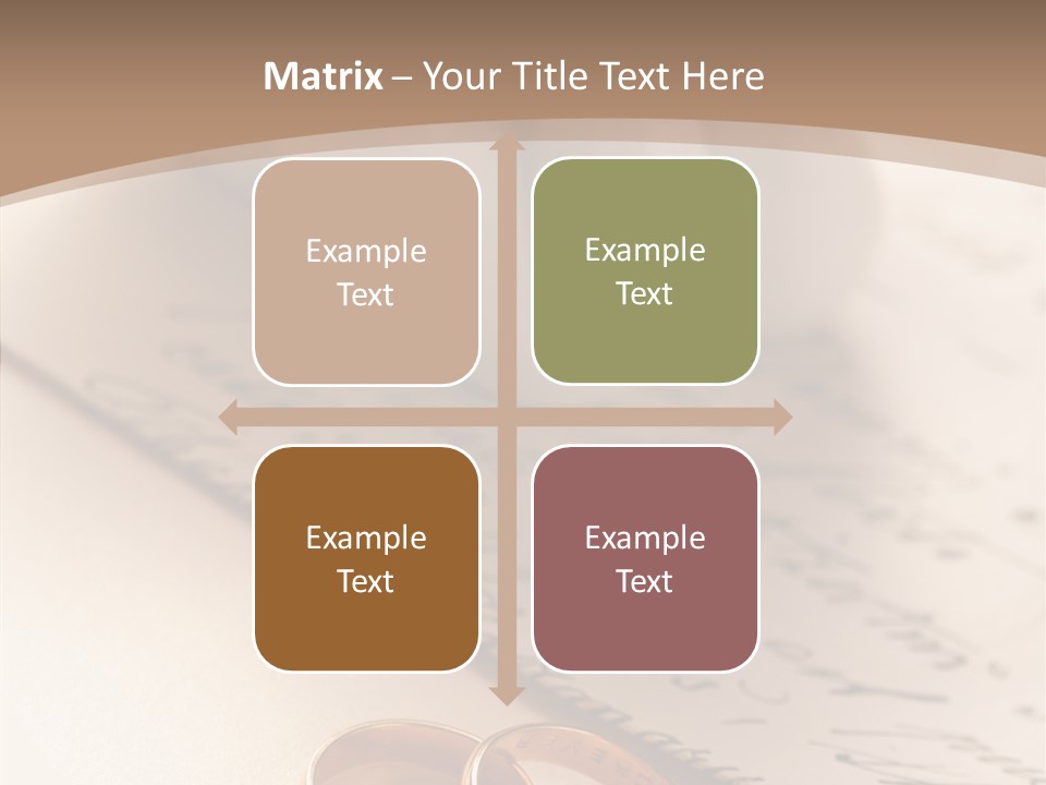 Commitment Congratulations Two PowerPoint Template