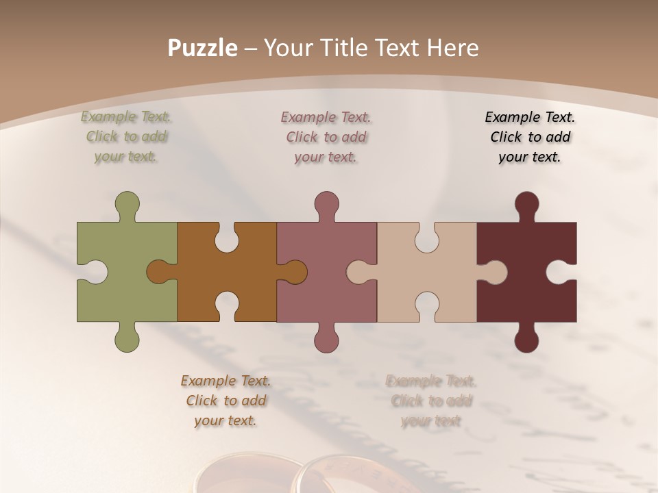 Commitment Congratulations Two PowerPoint Template