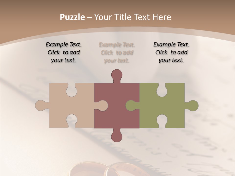 Commitment Congratulations Two PowerPoint Template