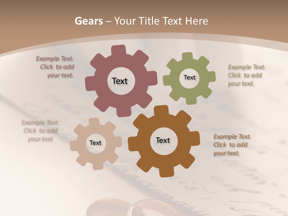 Commitment Congratulations Two PowerPoint Template