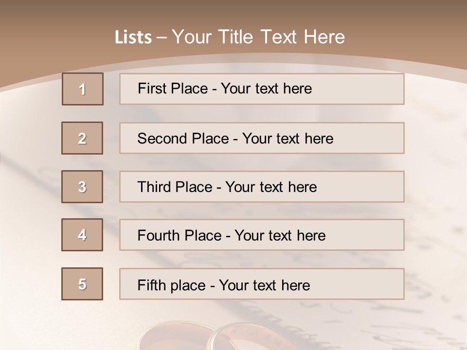 Commitment Congratulations Two PowerPoint Template