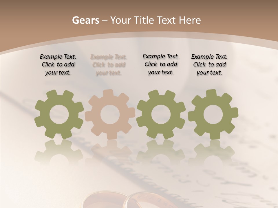 Commitment Congratulations Two PowerPoint Template