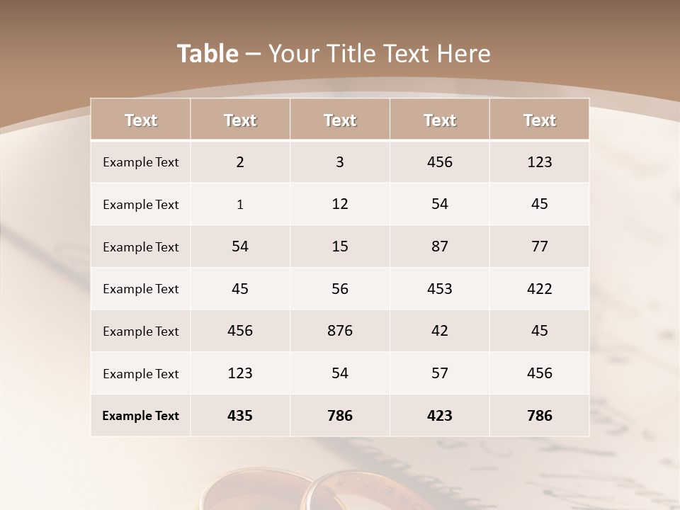 Commitment Congratulations Two PowerPoint Template
