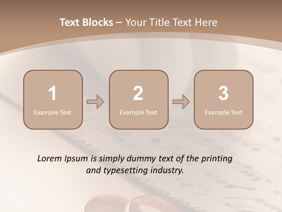 Commitment Congratulations Two PowerPoint Template