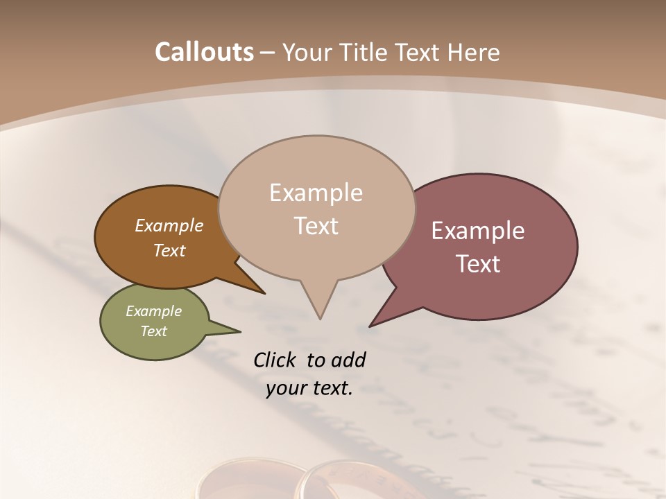 Commitment Congratulations Two PowerPoint Template