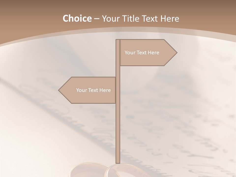 Commitment Congratulations Two PowerPoint Template