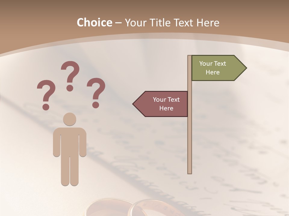 Commitment Congratulations Two PowerPoint Template