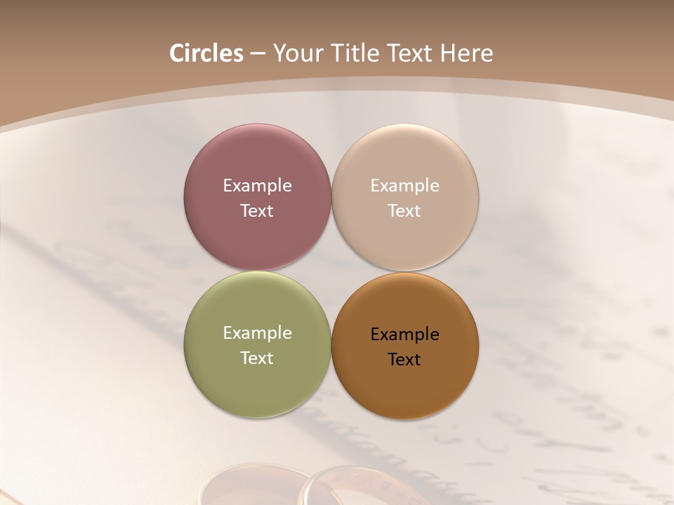 Congratulations Close Up Paper PowerPoint Template
