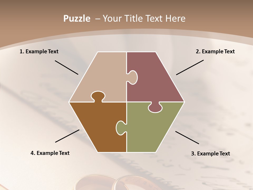 Congratulations Close Up Paper PowerPoint Template