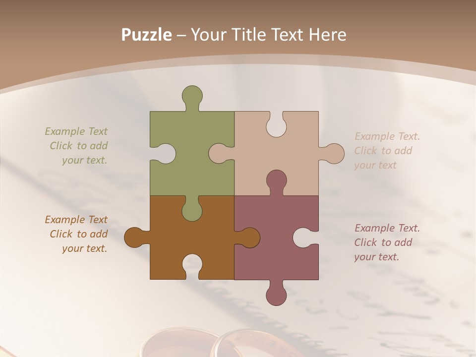 Congratulations Close Up Paper PowerPoint Template