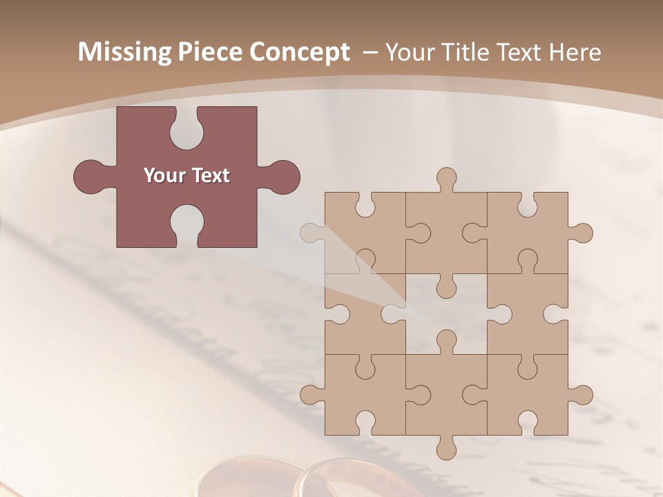 Congratulations Close Up Paper PowerPoint Template