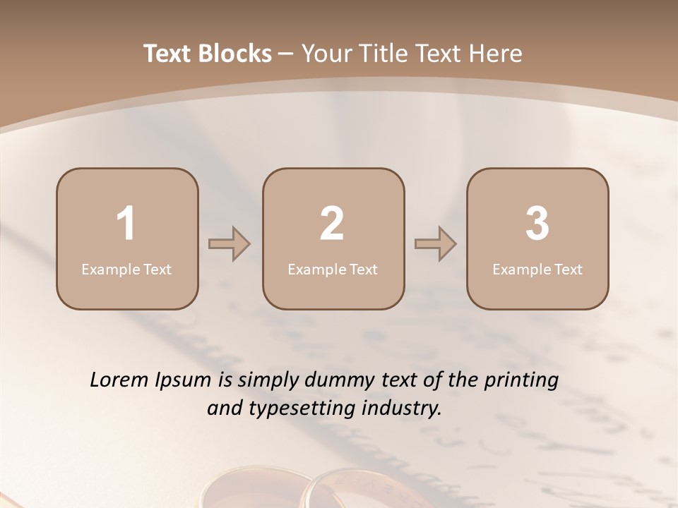 Congratulations Close Up Paper PowerPoint Template