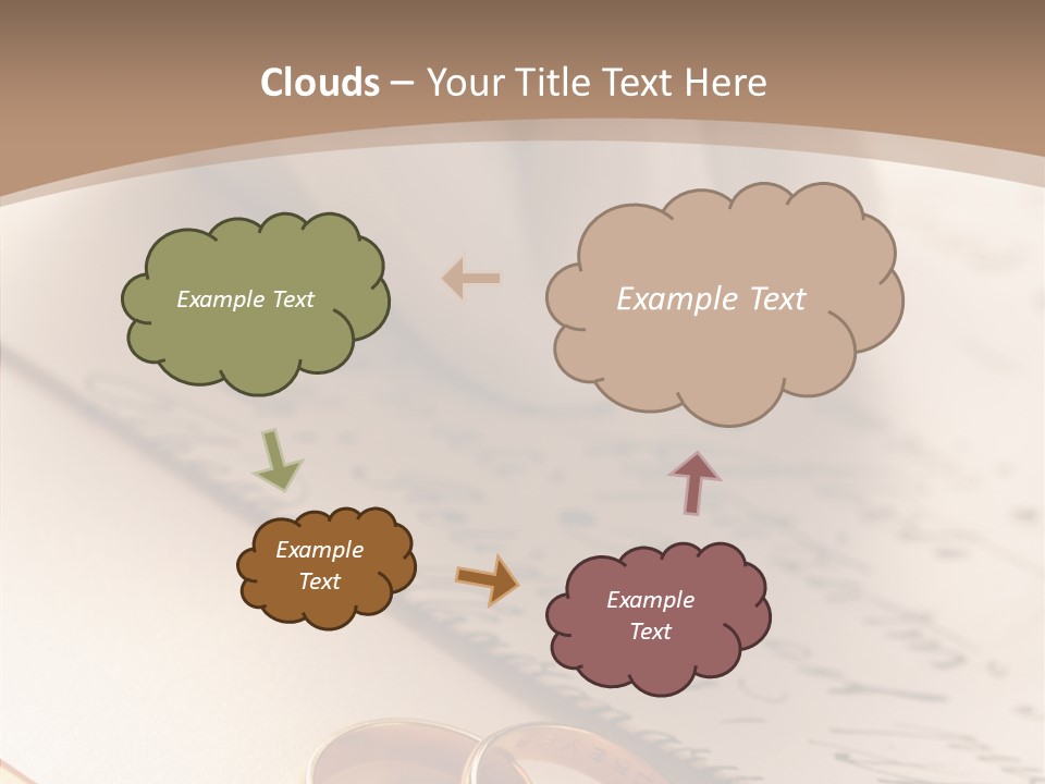 Congratulations Close Up Paper PowerPoint Template